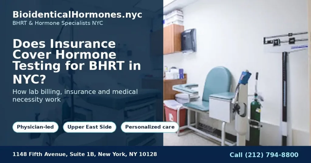 Does Insurance Cover Hormone Testing for BHRT in NYC?