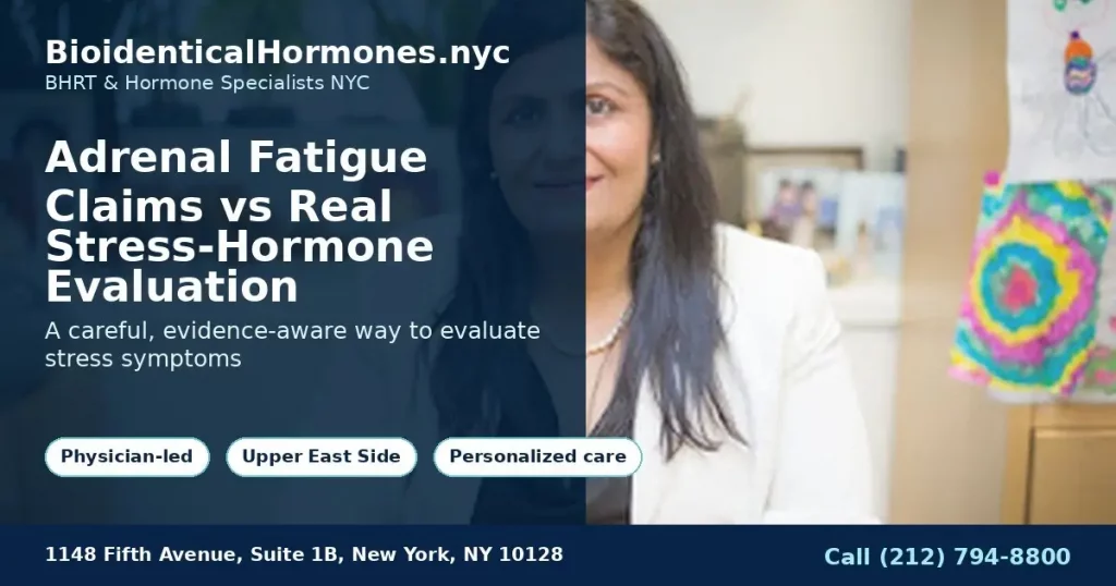 Adrenal Fatigue Claims vs Real Stress-Hormone Evaluation