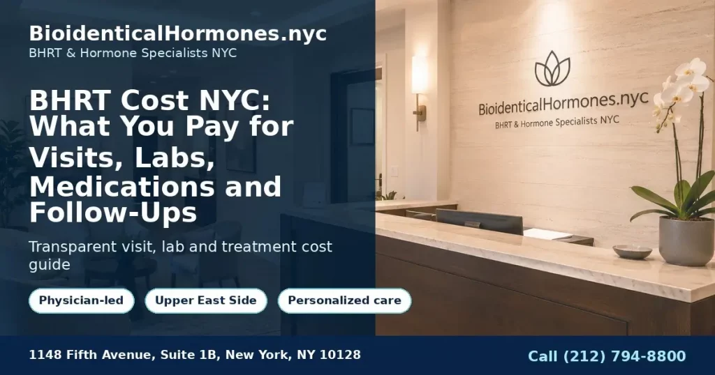 BHRT Cost NYC: What You Pay for Visits, Labs, Medications and Follow-Ups