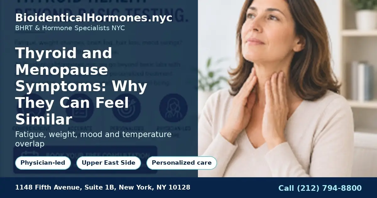 Thyroid and Menopause Symptoms: Why They Can Feel Similar