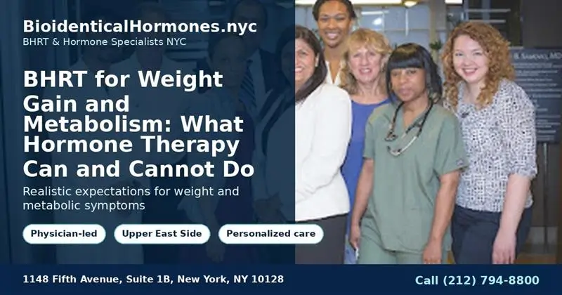 BHRT for Weight Gain and Metabolism: What Hormone Therapy Can and Cannot Do