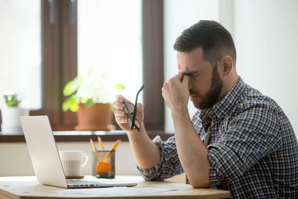 Man feeling Fatigue